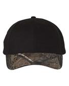 Kati Solid Crown With Camo Visor Cap LC25