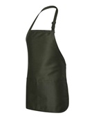 Q-Tees Full-Length Apron With Pouch Pocket Q4250