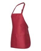 Q-Tees Full-Length Apron With Pouch Pocket Q4250