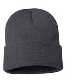 Sportsman Solid 12" Cuffed Beanie SP12