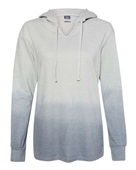 Mv Sport Women's French Terry Ombr Hooded Sweatshirt W20185