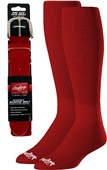 Rawlings Adjustable Elastic Baseball Belt & Sock Combo