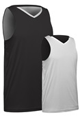 Champro Reversible Adult Youth Victorious Basketball Jerseys BBJ33 Outside: BLACK, Inside: WHITE Primary