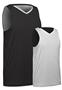 Champro Reversible Adult Youth Victorious Basketball Jerseys BBJ33 Outside: BLACK, Inside: WHITE Primary