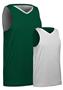 Champro Reversible Adult Youth Victorious Basketball Jerseys BBJ33 Outside: Forest Green, Inside: WHITE Primary