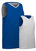 Champro Reversible Adult Youth Victorious Basketball Jerseys BBJ33 Outside: ROYAL, Inside: WHITE Primary