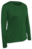 Champro Women's Vision Long Sleeve T-Shirt BST99LSW Forest Green Primary