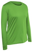 Champro Women's Vision Long Sleeve T-Shirt BST99LSW NEON GREEN Primary