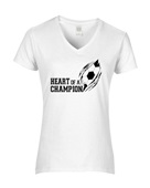 Epic Ladies RipShirtSoccer V-Neck Graphic T-Shirts