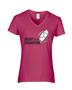 Epic Ladies RipShirtVolleyball V-Neck Graphic T-Shirts