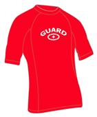 Adoretex Adult Lifeguard UPF 50+ Short Sleeve Rash Guard Swim Shirt