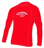 Adoretex Adult Lifeguard UPF 50+ Long Sleeve Rash Guard Swim Shirt