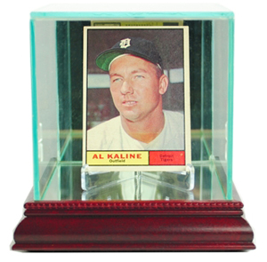 single baseball card display case Single Trading Card Frame  Frame My Collection LLC