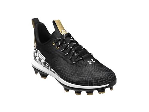 Spike Under Armour Harper 6 Low ST Noire pour les joueurs de baseball