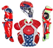 ALL-STAR NOCSAE S7 Axis Professional Adult Two Tone Catchers Kit CKCCPRO1X-TT