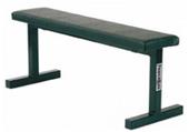 (16'' W x 18'' H x 48'' L) 10" Wide Padded Seat Metal Utility Bench