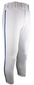 "RBI" Low-Rise Pro-Softball Pants (WITH PIPING) Womens & Girls