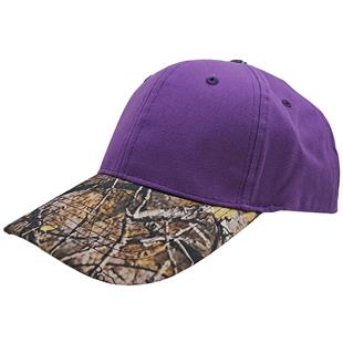 Camouflage Baseball Sports Cap, Adult Low Profile, 6-Panel, Velcro Closure