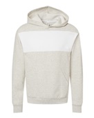 Jerzees Unisex Nublend Billboard Hooded Sweatshirt 98CR OATML HTH/ WHITE Primary