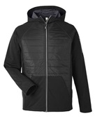 Core 365 Unisex Techno Lite Hybrid Hooded Jacket CE808