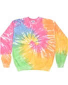 Colortone Tie-Dye Adult 8.5 Oz., 80/20 Crew Neck Fleece H8100