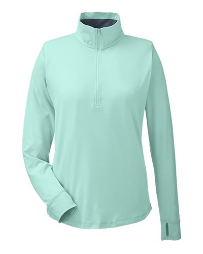 Nautica Ladies' Saltwater Quarter-Zip Pullover N17925. Decorated in seven days or less.