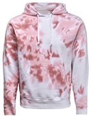 J America Ladies Tie-Dye Fleece Hoodie 8861