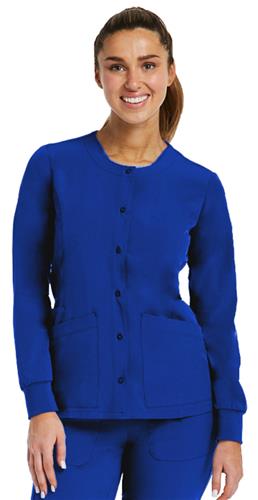 [なっつん]W/Tech | WOMEN | ネイビー | M上下セット Maevn Momentum 5002 Mock-Wrap Top – Valley West Uniforms