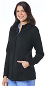 Maevn Blaze Jacket Women's Warm-up Bonded Fleece Scrub Jacket 3812