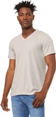 Bella+Canvas Unisex Heather CVC Short Sleeve V-Neck Tee 3005CVC HEATHER DUST Primary