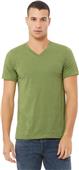 Bella+Canvas Unisex Heather CVC Short Sleeve V-Neck Tee 3005CVC