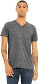 Bella+Canvas Unisex Textured Jersey Short Sleeve V-Neck Tee 3655