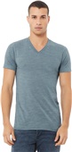 Bella+Canvas Unisex Textured Jersey Short Sleeve V-Neck Tee 3655