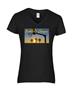 Epic Ladies Basketball Dreamin V-Neck Graphic T-Shirts
