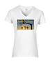 Epic Ladies Basketball Dreamin V-Neck Graphic T-Shirts