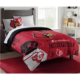 NCAA Louisville Cardinals Twin Bed in A Bag Set