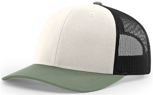 CREAM/BLACK/LODEN  (TRI-COLOR)