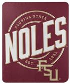 Northwest NCAA Florida State Seminoles "Campaign" Fleece Throw