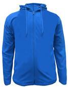 Light-Weight Polar Fleece Full Zip Hoodie, Side Pockets, Long Sleeve, Open Cuffs, Adult