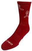 Crew Red Hero Socks Aids HIV Awareness PAIR