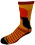 CROW N SUNRISE - Cute Novelty Fun Design Crew-Socks (1-Pair)