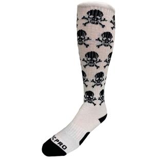 SKULL & CROSS BONES - Cute Novelty Fun Design Kneehigh/OTC Socks PAIR