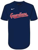 Nike MLB Adult Dri-Fit 1-Button Pullover Jersey Cleveland Guardians N383
