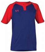 Under Armour Baseball Jersey , Adult 2-Button (BK,Forest,Gold,Orange,Purple,Royal,White)
