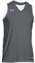 Under Armour Reversible Basketball Jerseys, Adult (AS,A2XL,A3XL-Forest or A3XL-Purple) Outside: GRAPHITE/WHITE, Inside: WHITE/GRAPHITE Primary