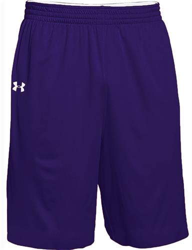 Women's Under Armour Drop Step Reversible Basketball Shorts in Purple  UKS526W NW