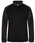 Adult (Black,Graphite,red,Royal,Navy) Tonal Blend 1/4-Zip Long-Sleeve Shirt