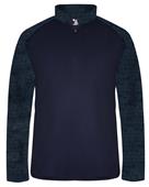 Adult (Black,Forest,Graphite,Red,Royal,Navy) Tonal Blend 1/4-Zip Long-Sleeve Shirt