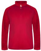 Adult (Black,Forest,Graphite,Red,Royal,Navy) Tonal Blend 1/4-Zip Long-Sleeve Shirt