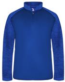 Adult (Black,Forest,Graphite,Red,Royal,Navy) Tonal Blend 1/4-Zip Long-Sleeve Shirt